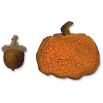 SIZZIX MAGNETIC CUTTING DIES - MINI ACORN&PUMPKIN SET