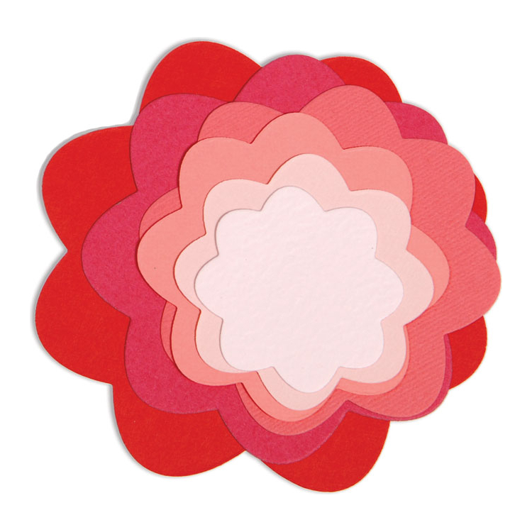657553-89027 SIZZIX THINLITS CUT DIES - FLOWERS - Image 1