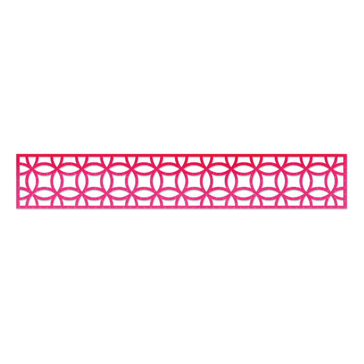 658001-104108 SIZZIX STRIP CUT DIES - INTERLOCKING CIRCLES - Image 1