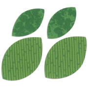 SIZZIX BIGZ CUT DIES - LEAVES PLAIN #2