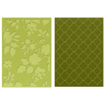 SIZZIX RELIEF FOLDERS - ROSE VINES & TRELLIS SET