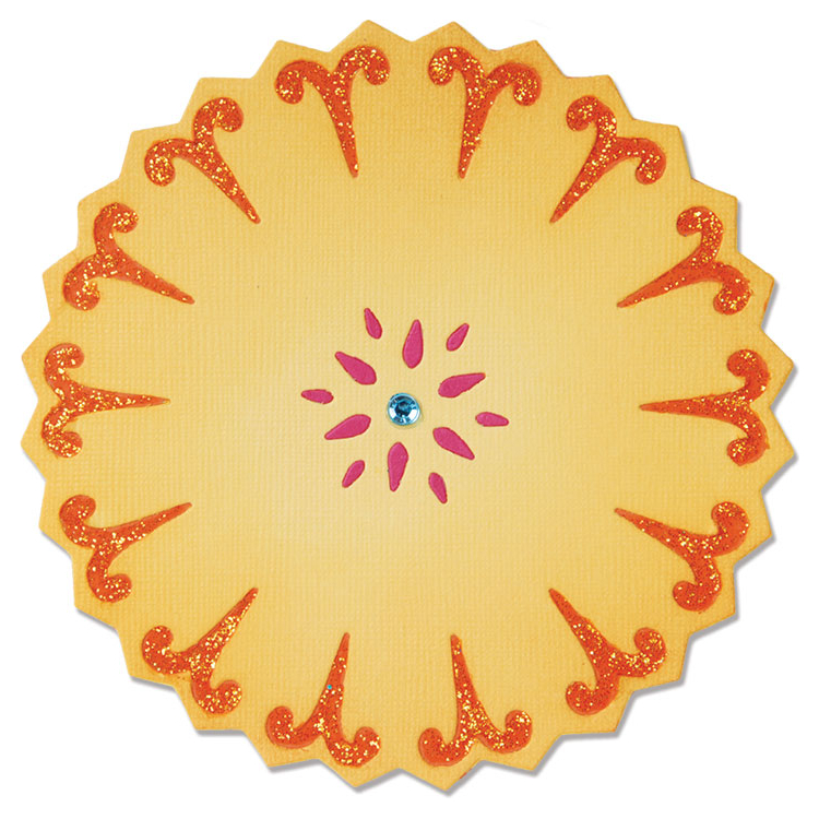 658388-91465 SIZZIX SIZZLITS CUT DIES - FLOWER SUNFLOWER - Image 1
