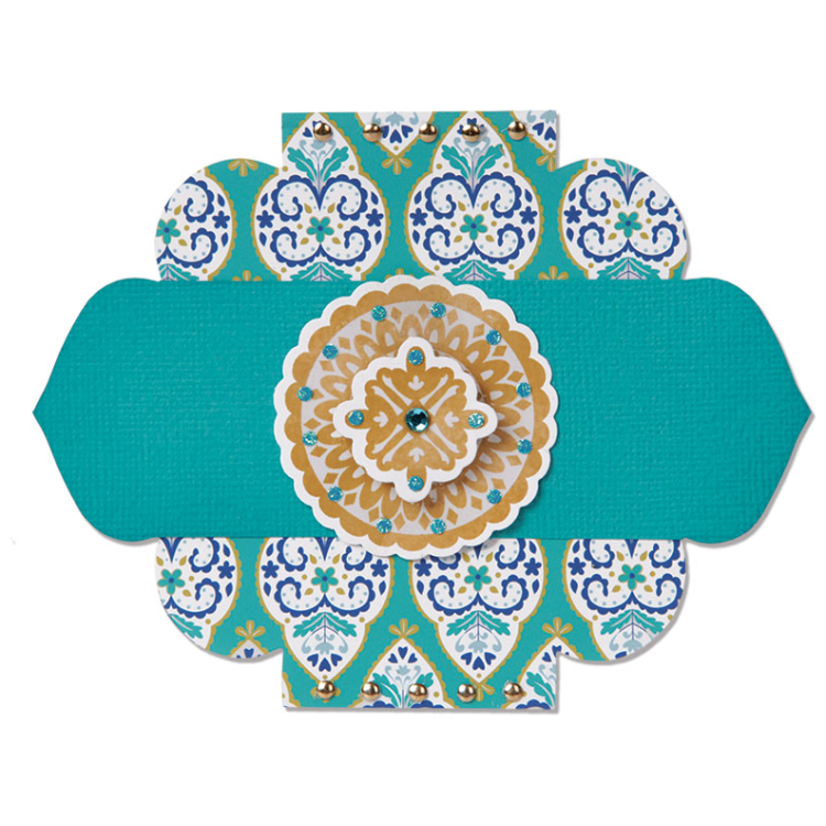 658400-91509 SIZZIX BIGZ CUTTING DIES - LABEL, KASBAH - Image 1