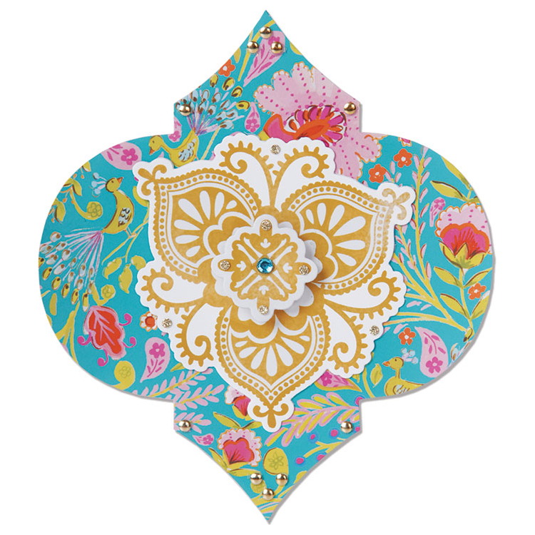 658402-91517 SIZZIX BIGZ CUTTING DIES - LABEL, MOORISH - Image 1