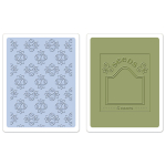SIZZIX RELIEF FOLDERS - ROSEBUDS & SEED PACKET SET