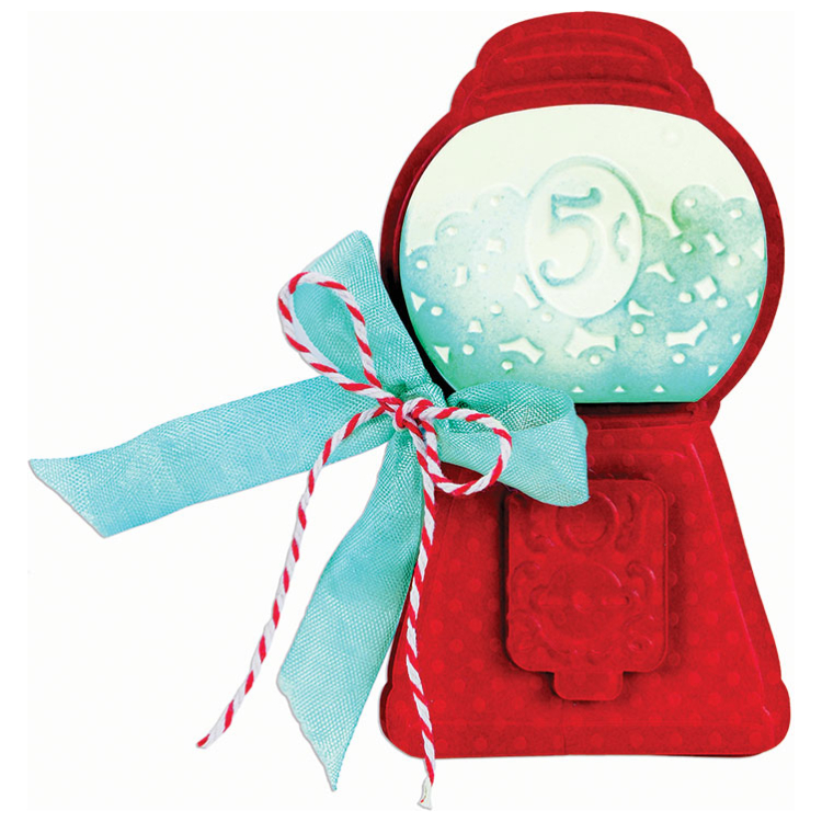 SIZZIX BIGZ CUTTING DIES - GUMBALL MACHINE - Image 1