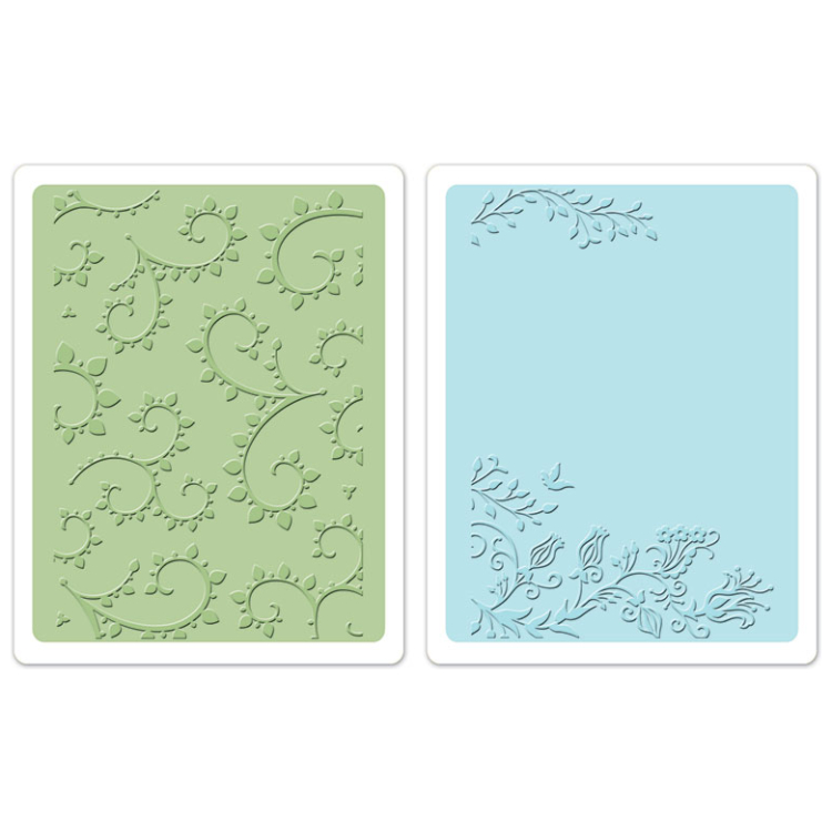 SIZZIX RELIEF FOLDERS - GARDEN SET - Image 1