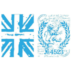 SIZZIX RELIEF FOLDERS - LONDON ICONS & UNION JACK SET