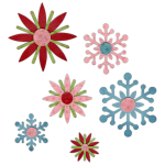 SIZZIX STRIP CUT DIES - WINTER ELEMENTS