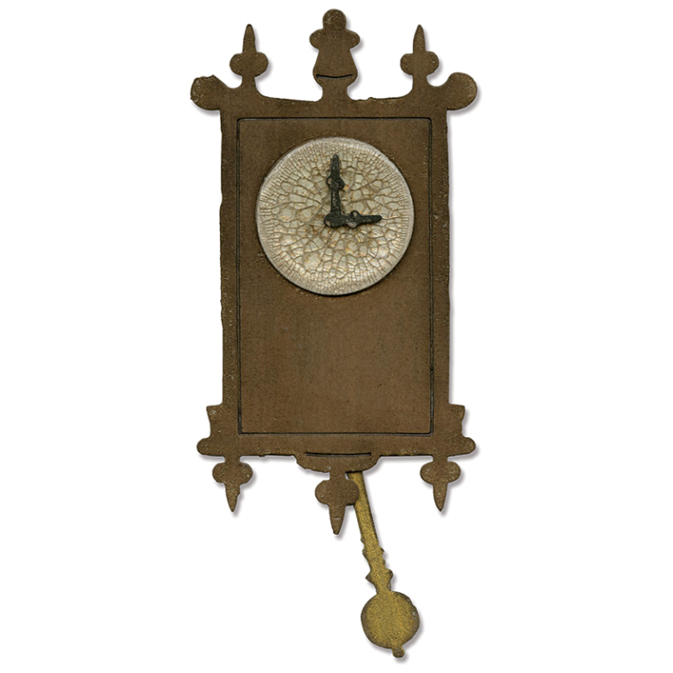 658719-90691 SIZZIX BIGZ CUTTING DIES - WALL CLOCK - Image 1