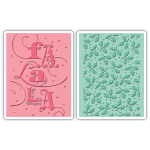 SIZZIX RELIEF FOLDERS - FA LA LA SET