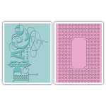 SIZZIX RELIEF FOLDERS - PEACE SET