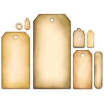 SIZZIX FRAMELITS CUT DIES - TAG COLLECTION