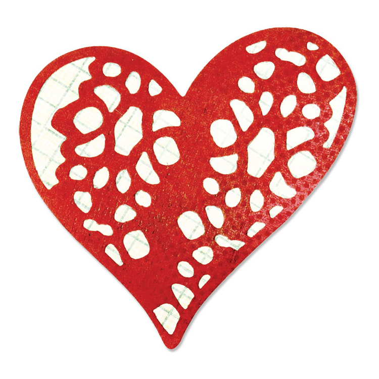 658911-89338 SIZZIX THINLITS CUTTING DIES - DOILY, LACED WITH LOVE - Image 1