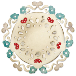 SIZZIX THINLITS CUT PUNCHES - DOILY, LOVE SILHOUETTE
