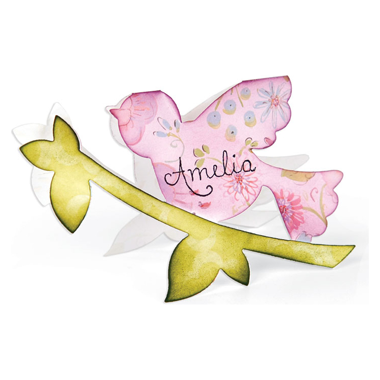 SIZZIX THINLITS CUTTING DIES - LOVE BIRD, FOLDING - Image 1