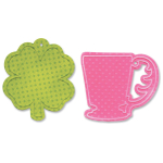 SIZZIX BIGZ CUT PUNCHES - CUP & CLOVER TAGS