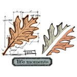 SIZZIX FRAMELITS CUT DIES - LEAF BLUEPRINT
