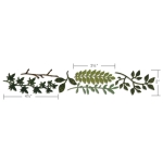 SIZZIX STRIP CUT DIES - SPRING GREENERY