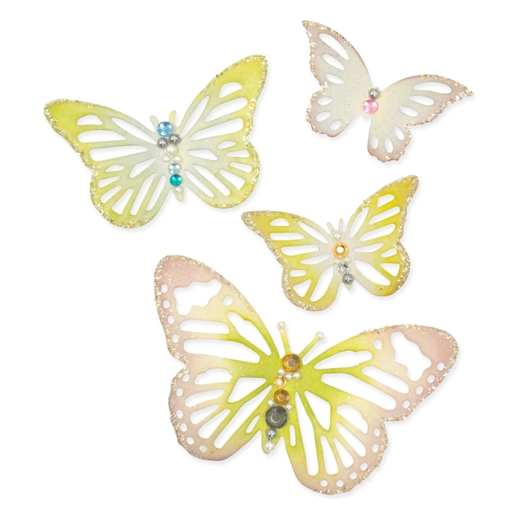 SIZZIX THINLITS CUT DIES - WINGED BEAUTIES - Image 1