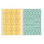 SIZZIX RELIEF FOLDERS - ARROWS & TYPEWRITER KEYS