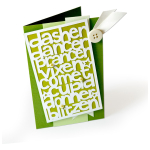 SIZZIX THINLITS CUT DIES - REINDEER NAMES