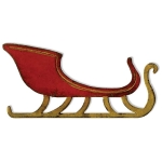 SIZZIX BIGZ CUTTING DIES - SLEIGH RIDE