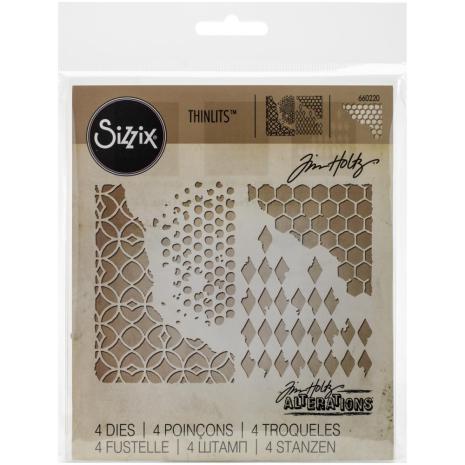 660220-105079 SIZZIX THINLITS CUTTING DIES - MIXED MEDIA - Image 1