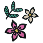 SIZZIX THINLITS CUT DIES - AFRICAN FLORALS