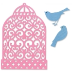 SIZZIX THINLITS CUTTING DIES - BIRDCAGE