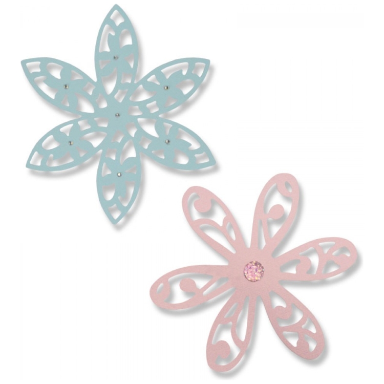 661042-117406 SIZZIX THINLITS CUT PUNCHES - DELIGHTFUL DAISY - Image 1