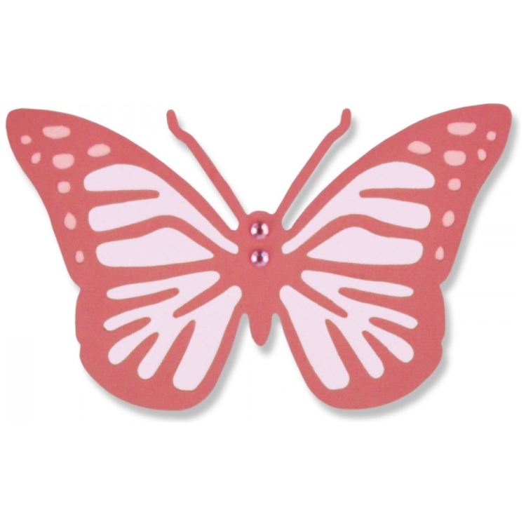 661069-117404 SIZZIX THINLITS CUTTING DIES - VINTAGE BUTTERFLY - Image 1