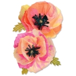 SIZZIX THINLITS CUT PUNCHES - LARGE POPPY