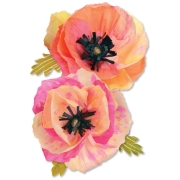 SIZZIX THINLITS CUT PUNCHES - LARGE POPPY