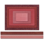 SIZZIX THINLITS CUT PUNCHES - STITCHED RECTANGLES