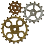 SIZZIX BIGZ CUT PUNCHES - GADGET GEARS #2