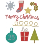 SIZZIX THINLITS CUT PUNCHES - CHRISTMAS