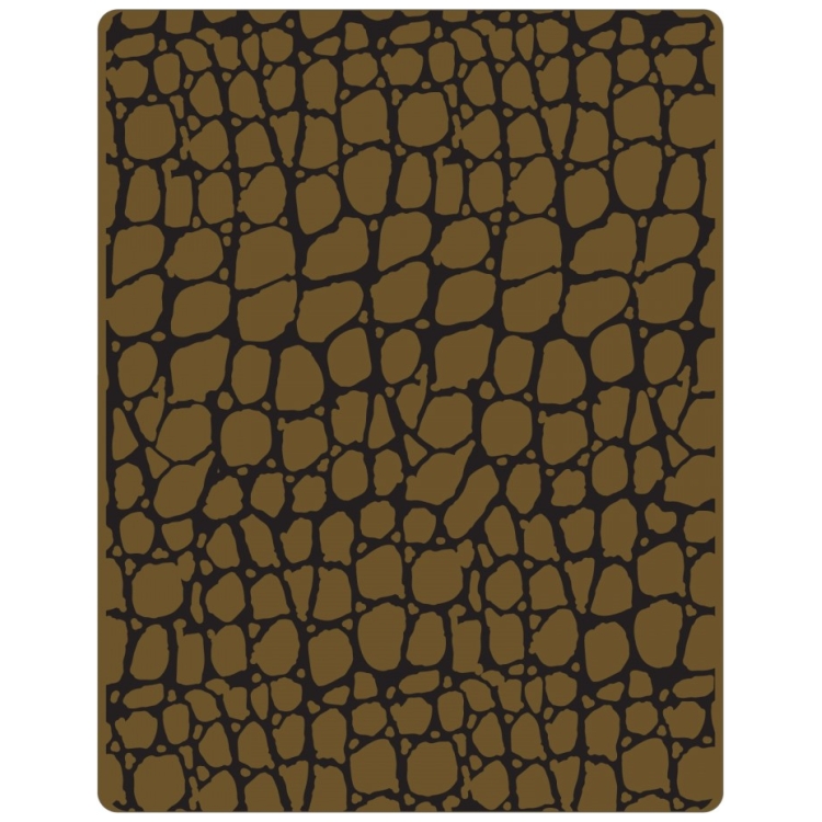 661823-136831 SIZZIX RELIEF FOLDERS - CROC - Image 1
