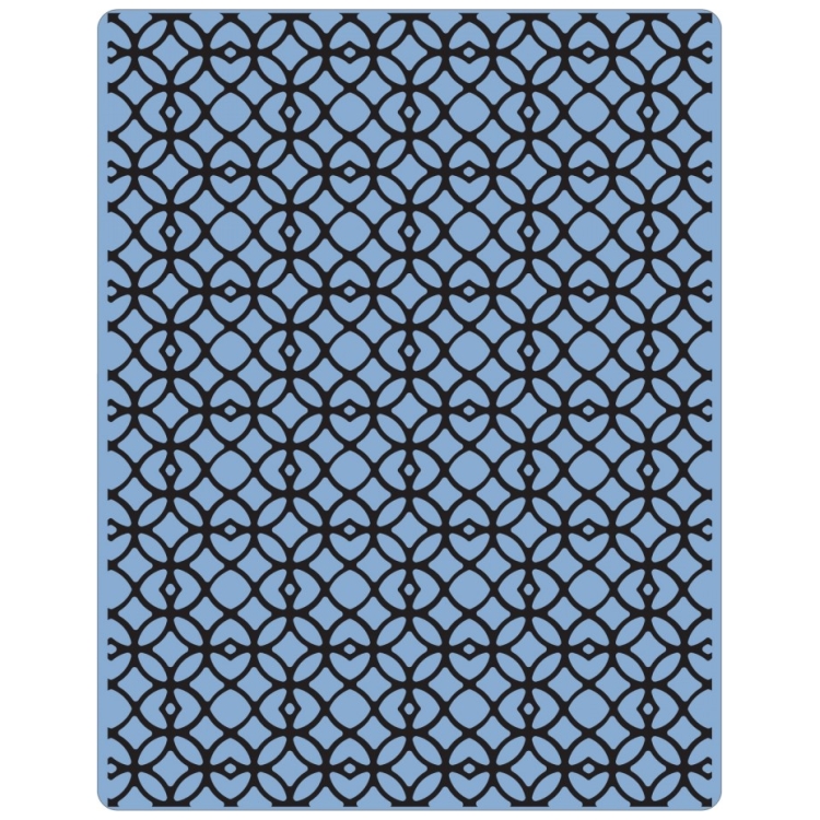 661825-136830 SIZZIX RELIEF FOLDERS - LATTICEWORK - Image 1