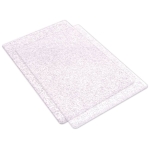 SIZZIX CUTTING MAT A5 PAIR - SILVER GLITTER