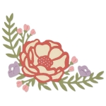 SIZZIX THINLITS CUT PUNCHES - PRETTY PEONY