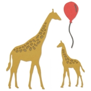 SIZZIX THINLITS CUT DIES - GIRAFFES