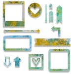 SIZZIX THINLITS CUTTING DIES - FRAMES