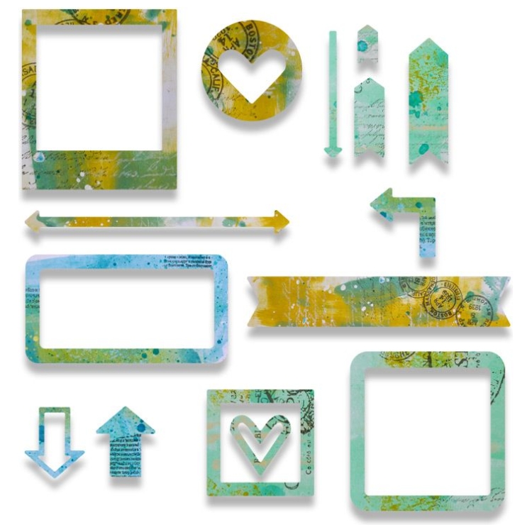 662669-144295 SIZZIX THINLITS CUTTING DIES - FRAMES - Image 1