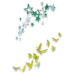 SIZZIX THINLITS CUT PUNCHES - BIRDS AND STARS