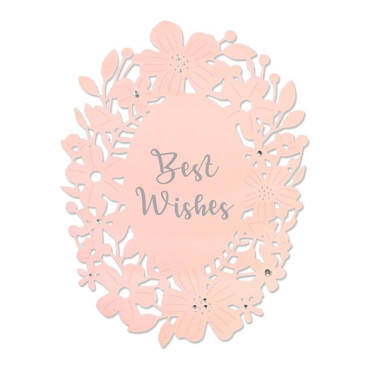 662856-147054 SIZZIX THINLITS CUT PUNCHES - BLOSSOM FRAME - Image 1