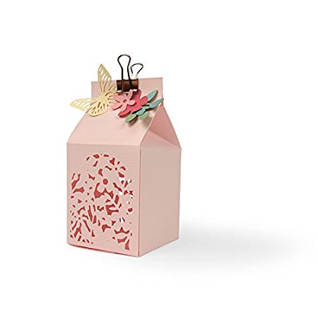 662857-147053 SIZZIX THINLITS CUT PUNCHES - FLORAL FAVOUR BOX - Image 1
