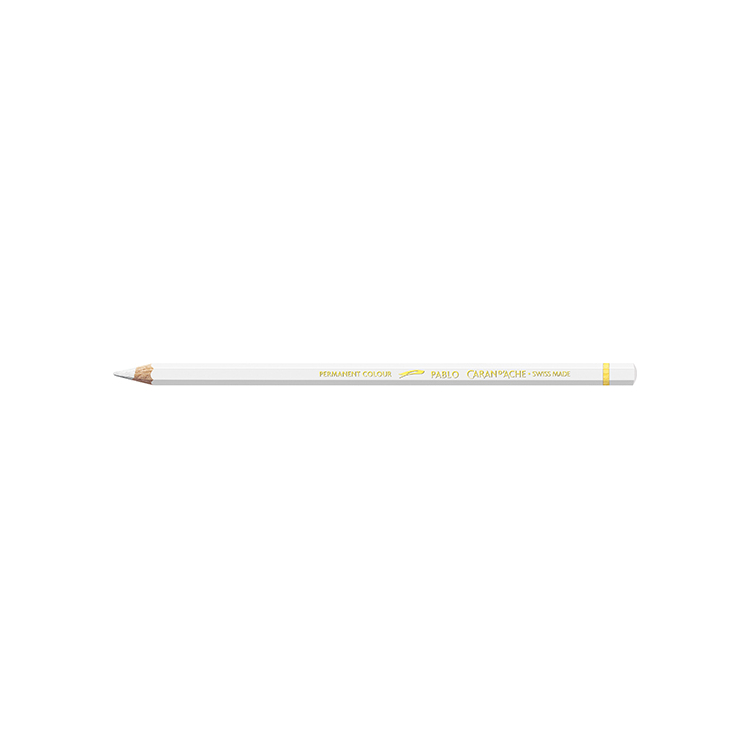 666001 CARAN D'ACHE COLORED PENCILS PABLO WHITE - Image 1