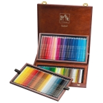 CARAN D'ACHE COLORED PENCILS PABLO SET 120 COLORS WOODEN BOX