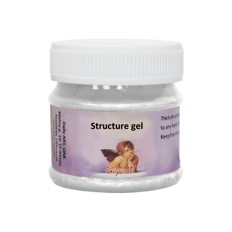 701610-119392 DAILY ART STRUCTURAL GEL 50 ML. -SILVER - Image 1